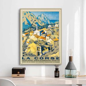 poster korsika vintage