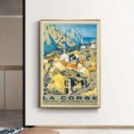 poster korsika vintage