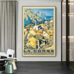 poster korsika vintage