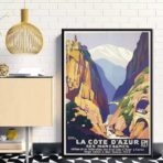 vintage cote dazur poster 1
