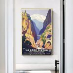 vintage cote dazur poster 1