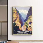 vintage cote dazur poster 1