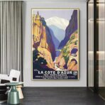 vintage cote dazur poster 1