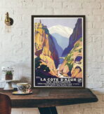 vintage cote dazur poster 1