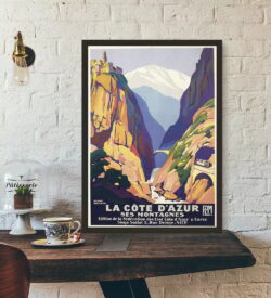vintage cote dazur poster 1