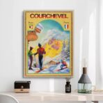 vintage courchevel poster 1