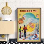 vintage courchevel poster 1