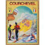 vintage courchevel poster 1