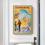 vintage courchevel poster 1