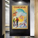 vintage courchevel poster 1