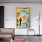 vintage courchevel poster 1