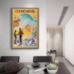 vintage courchevel poster 1