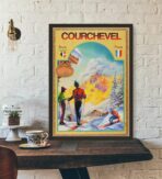 vintage courchevel poster 1