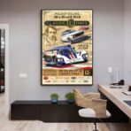 vintage motorsport poster