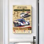 vintage motorsport poster