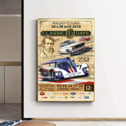 vintage motorsport poster