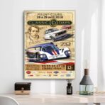 vintage motorsport poster