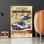 vintage motorsport poster