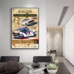 vintage motorsport poster