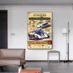 vintage motorsport poster
