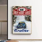 vintage rallye rennplakat