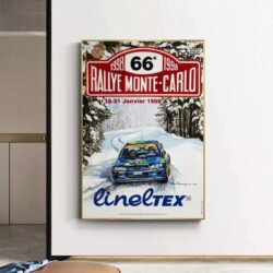 vintage rallye rennplakat