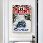 vintage rallye rennplakat