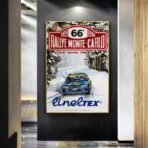 vintage rallye rennplakat