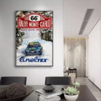 vintage rallye rennplakat