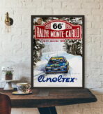 vintage rallye rennplakat
