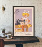 vintage kinder nahplakat