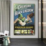 poster kreatur aus der schwarzen lagune
