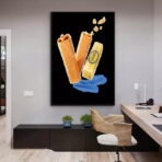 poster crepe gavottes vintage 1
