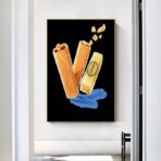 poster crepe gavottes vintage 1