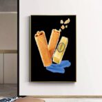 poster crepe gavottes vintage 1