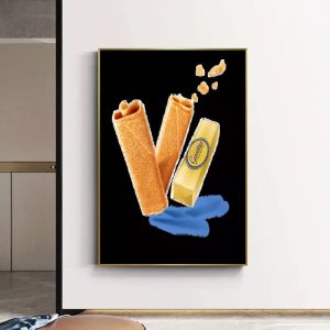 poster crepe gavottes vintage 1