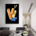 poster crepe gavottes vintage 1