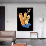 poster crepe gavottes vintage 1