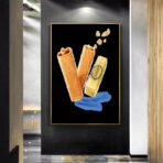 poster crepe gavottes vintage 1