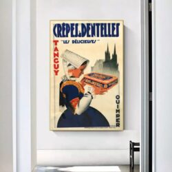 vintage crepes poster 1