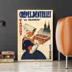 vintage crepes poster 1