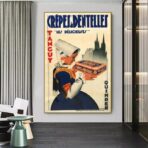 vintage crepes poster 1