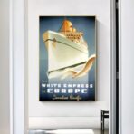 vintage kreuzfahrtplakat