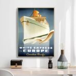 vintage kreuzfahrtplakat