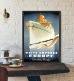 vintage kreuzfahrtplakat