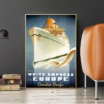 vintage kreuzfahrtplakat