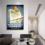 vintage kreuzfahrtplakat