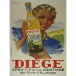 vintage alkohol kuchenposter