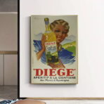 vintage alkohol kuchenposter