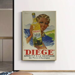 vintage alkohol kuchenposter